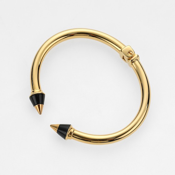 Mintitan Metal Tip Stone Bracelet