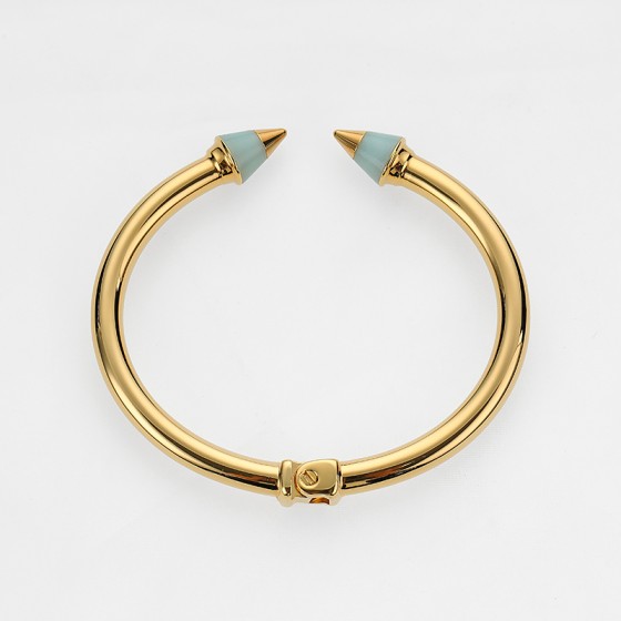 Mintitan Metal Tip Stone Bracelet