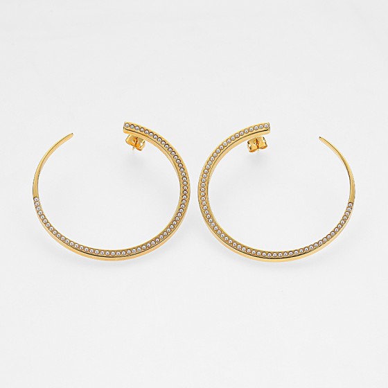 Moon Pearl Earrings