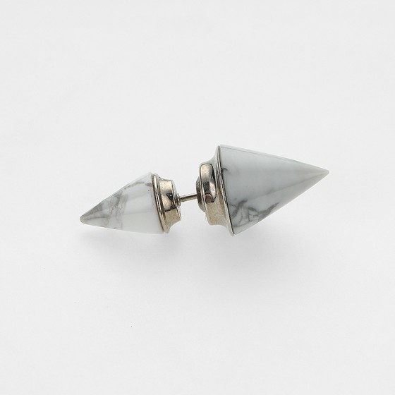 Titan Double Stone Earring