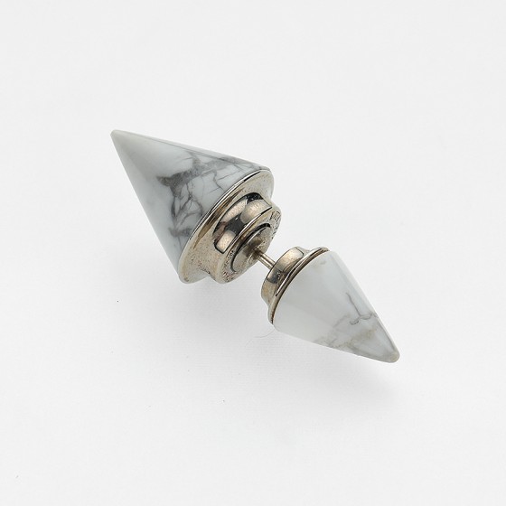 Titan Double Stone Earring